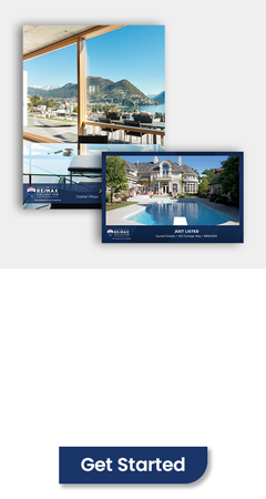 Customize and order The REMAX Collection business cards, promo items, stationery, pocket folders, brochures