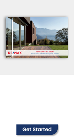 Design and order customized REMAX approved large postcard mailers