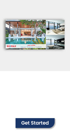 Design and order custom REMAX approved XL X-large postcards, extra-large postcard mailers