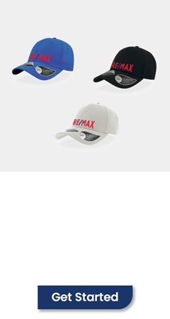 Order REMAX embroidered logo hats