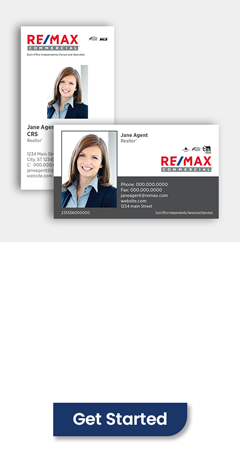 Design and order custom REMAX Approved Commercial Business Cards with easy templates