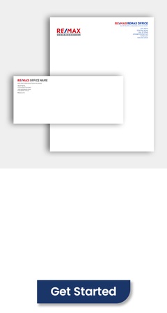 Order REMAX Commercial Stationery products, Remax Commercial Letterhead, Remax Commercial Envelopes