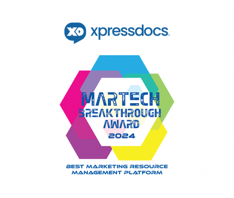 Xpressdocs wins Best Marketing Resource Management Platform 2024 Martech award